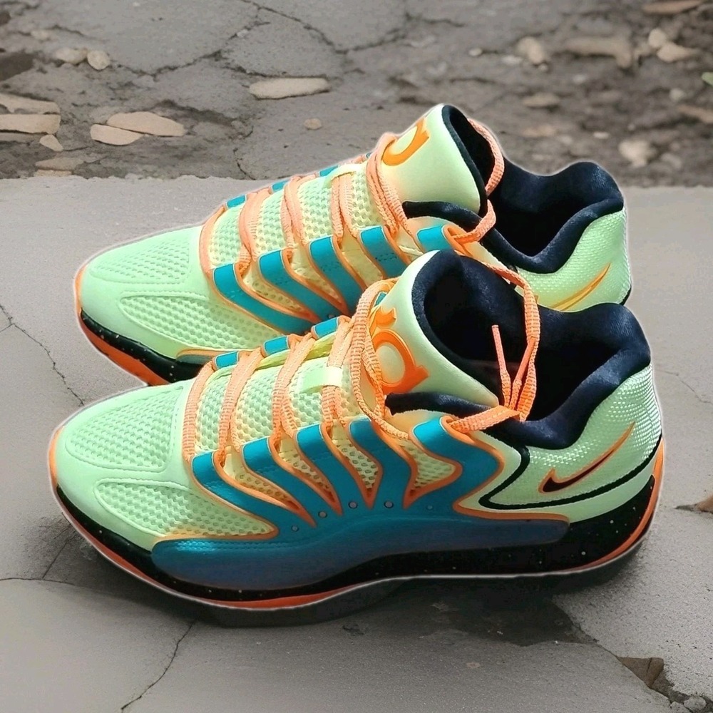 Nike KD 18 Clear Jade Liquid Lime HV1993-301 Men's Athletic Sneakers Green